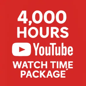 YouTube 4000 Hours watch time